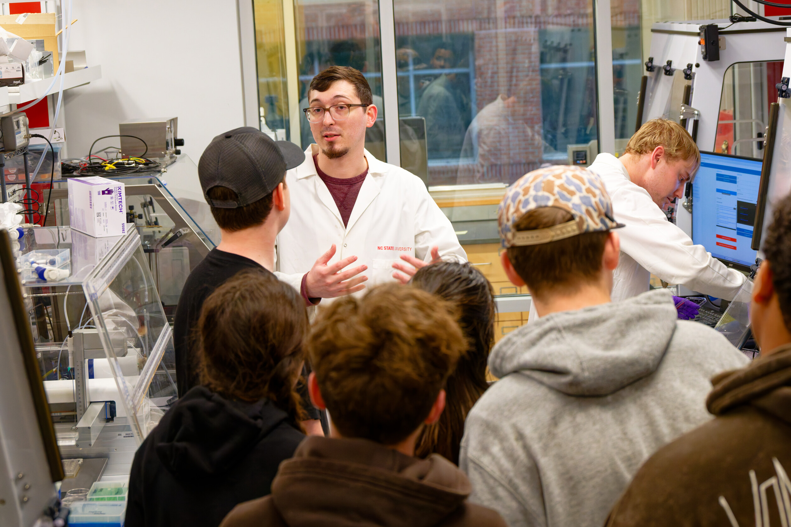 Students learn about robots