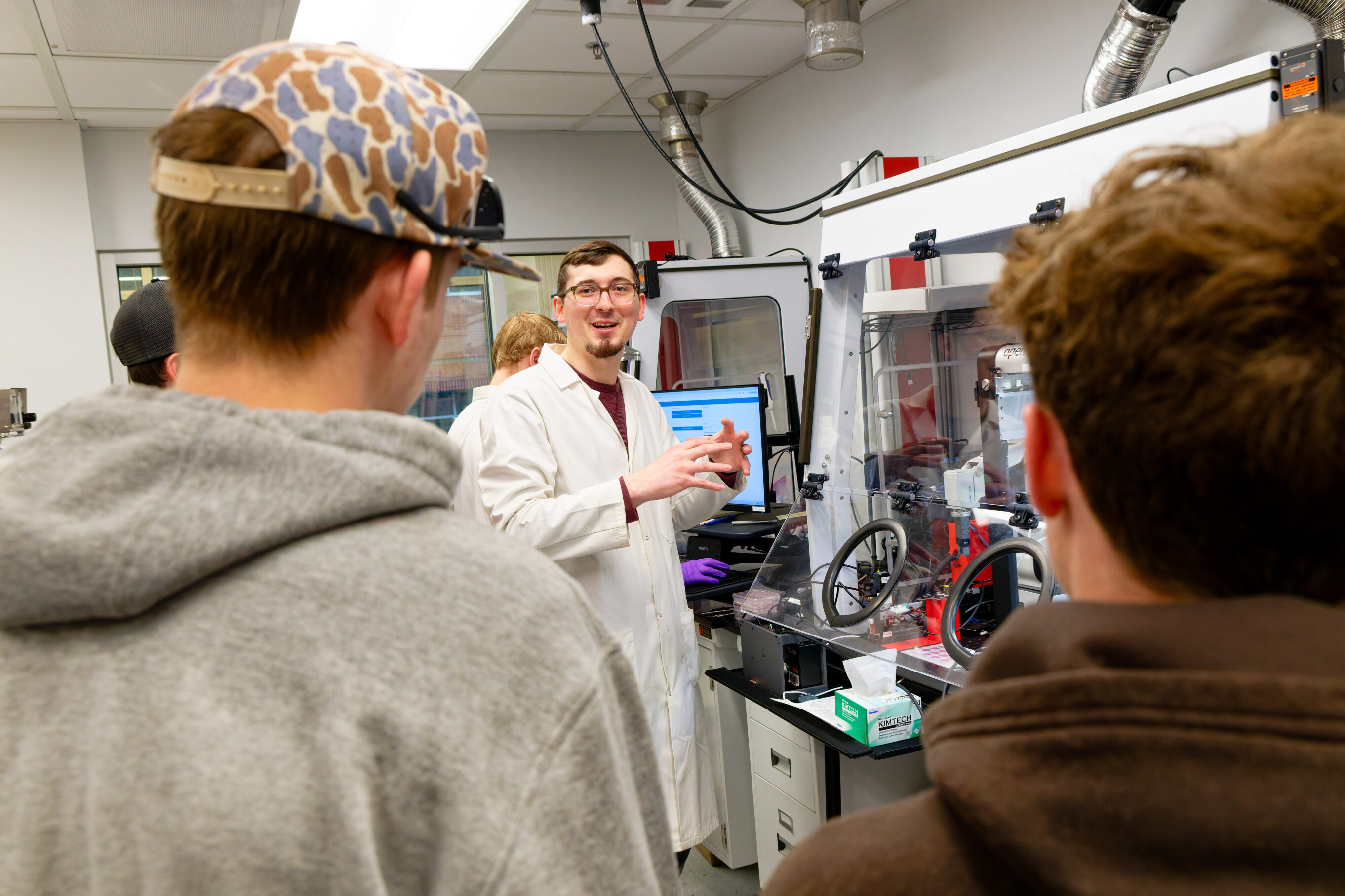 Students learn about robots